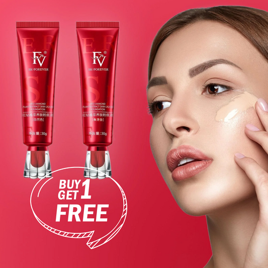 (Buy 1 Get 1 Free ) FV Skin Liquid Foundation Full Coverage Formula
